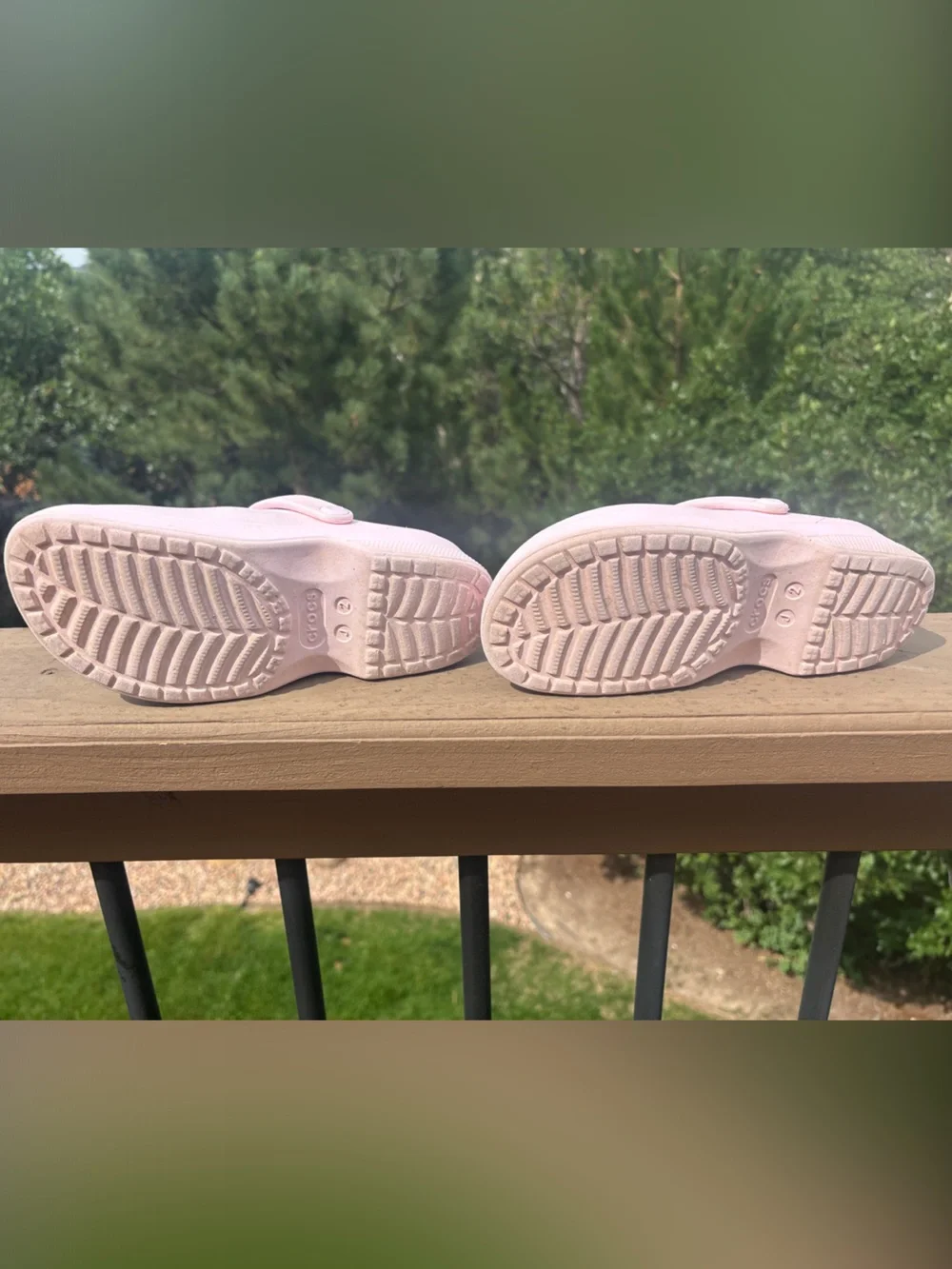 CROCS Kids Pink Vented Clog Sandals